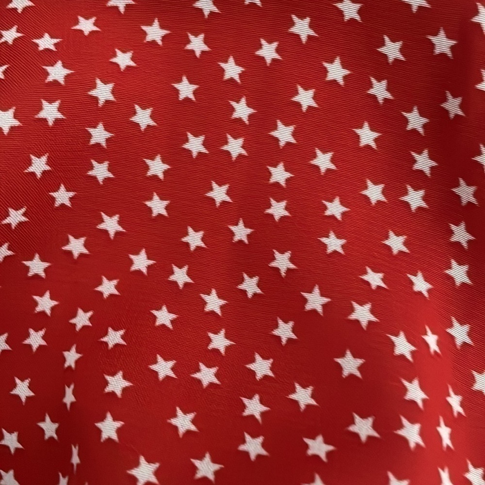 Urban Outfitters Red Star Tie Front Bell Sleeve Top, S - Picture 8 of 9